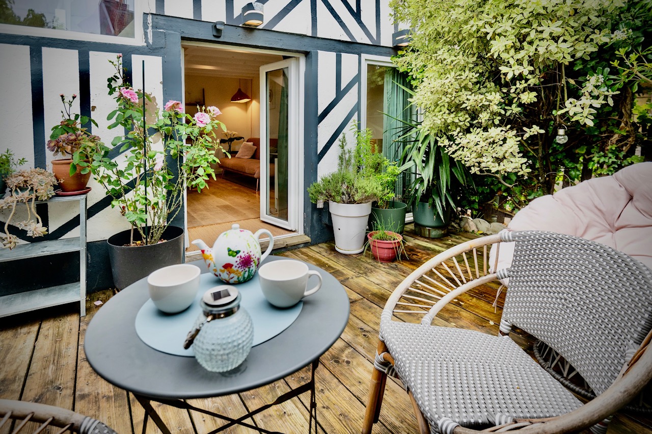 Terrasse de la maison